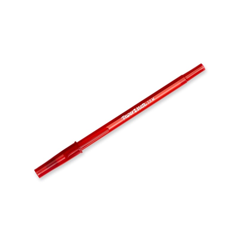 Paper Mate Write Bros Ballpoint Pens, Medium Point (1.0mm), Red, 10 Count - Image 2
